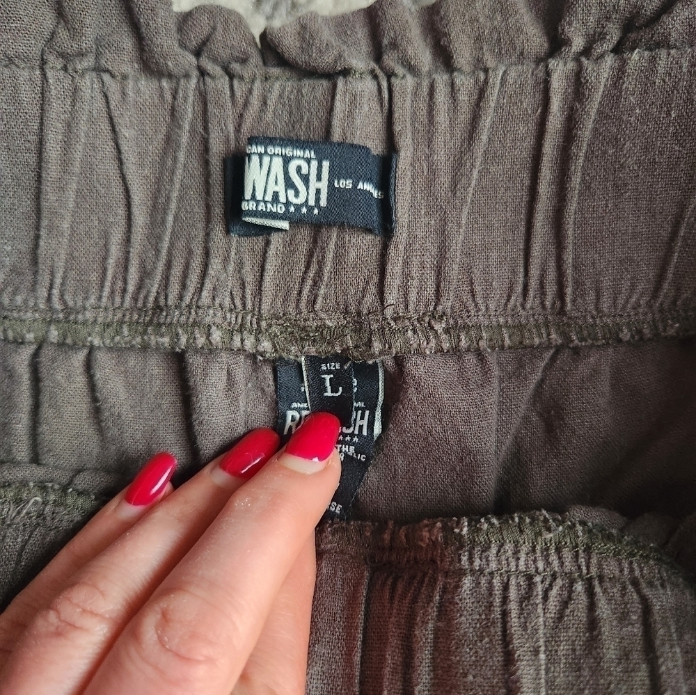 High waisted front tie shorts - Picture 4 of 5